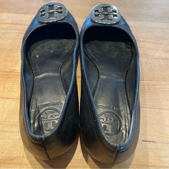 Tory Burch Flats Women's Size 6M Black Leather - Picture 11 of 12
